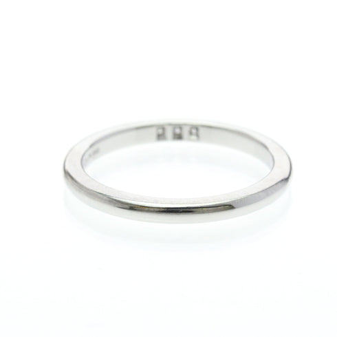 Band Ring Platinum with Diamond