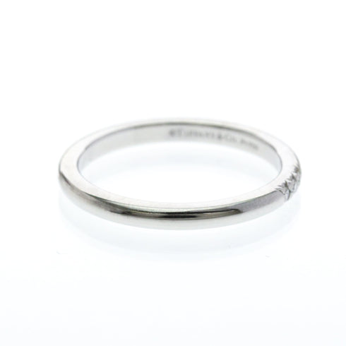Band Ring Platinum with Diamond