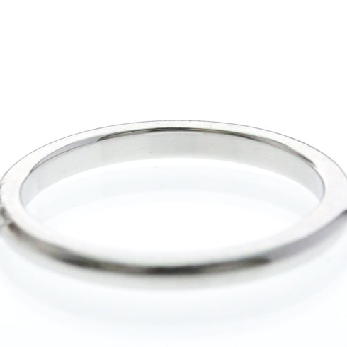 Band Ring Platinum with Diamond