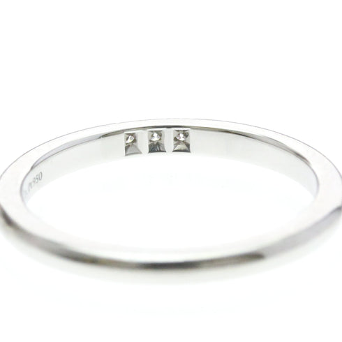 Band Ring Platinum with Diamond