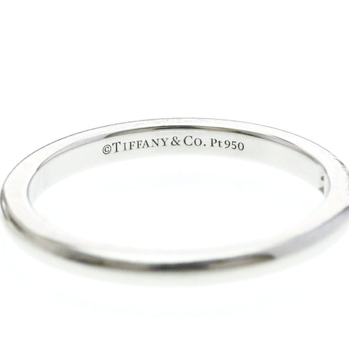 Band Ring Platinum with Diamond