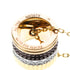 Pendant Necklace with Diamond 18K Tricolor Gold