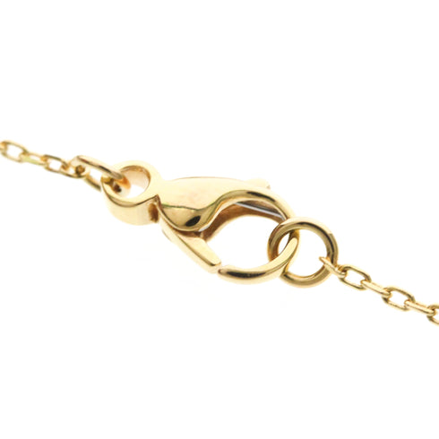 Pendant Necklace with Diamond 18K Tricolor Gold