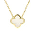 Alhambra Pendant Necklace 18K Yellow Gold and Mother of Pearl
