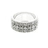 Band Ring 18K White Gold with Diamond