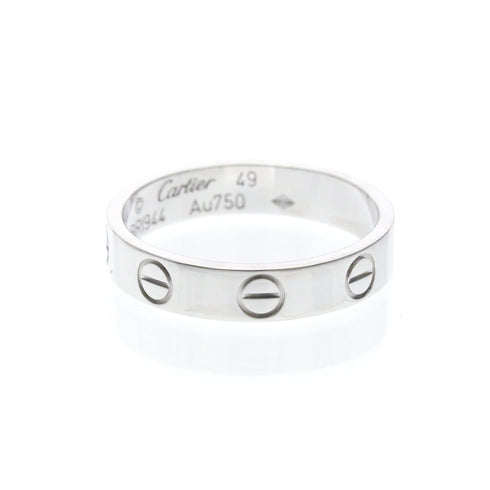 Love Ring 18K White Gold Mini