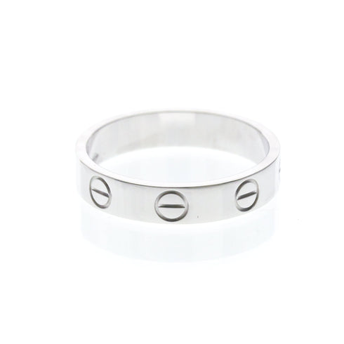 Love Ring 18K White Gold Mini