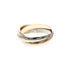 Vendome Louis Cartier Band Ring 18K Tricolor Gold