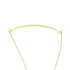 T Smile Pendant Necklace 18K Yellow Gold
