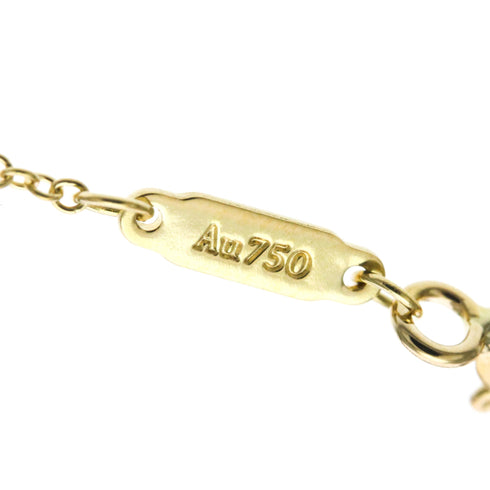 T Smile Pendant Necklace 18K Yellow Gold