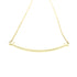 T Smile Pendant Necklace 18K Yellow Gold