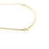 T Smile Pendant Necklace 18K Yellow Gold