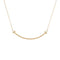 T Smile Pendant Necklace 18K Rose Gold
