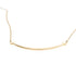 T Smile Pendant Necklace 18K Rose Gold