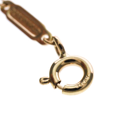 T Smile Pendant Necklace 18K Rose Gold