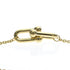 Double Link Pendant Necklace 18K Yellow Gold