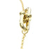 Double Link Pendant Necklace 18K Yellow Gold