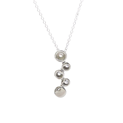 Pendant Necklace Platinum with Diamond