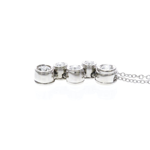 Pendant Necklace Platinum with Diamond