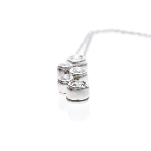 Pendant Necklace Platinum with Diamond