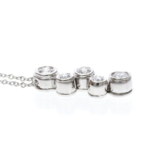 Pendant Necklace Platinum with Diamond