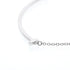 T Smile Pendant Necklace 18K White Gold