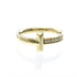T One Ring 18K Yellow Gold with Diamond