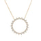 Pendant Necklace 18K Rose Gold Large with Diamond