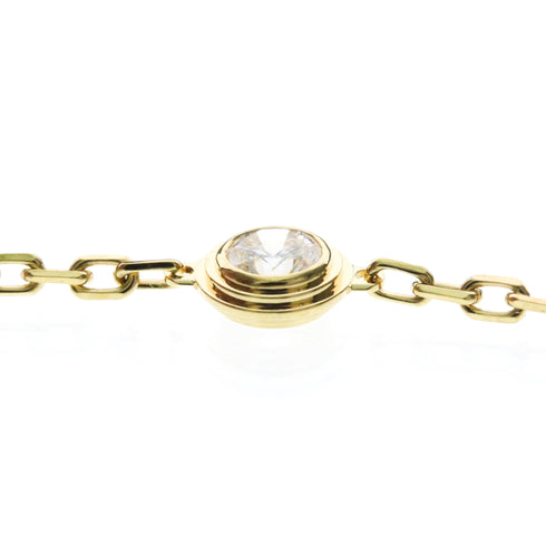 Bracelet 18K Yellow Gold with Diamond