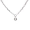 Double G Bracelet 18K White Gold with Diamond