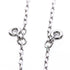 Double G Bracelet 18K White Gold with Diamond