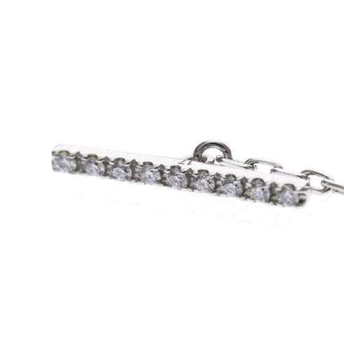 Double G Bracelet 18K White Gold with Diamond