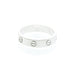 Love Ring 18K White Gold with Diamond Mini