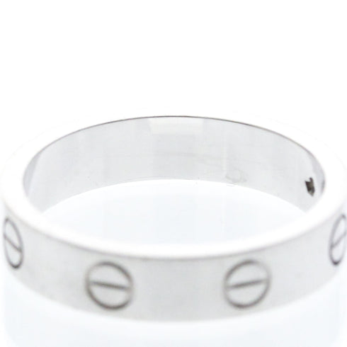 Love Ring 18K White Gold with Diamond Mini