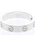 Love Ring 18K White Gold with Diamond Mini