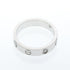 Love Ring 18K White Gold with Diamond Mini