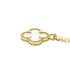 Sweet Alhambra Pendant Necklace 18K Yellow Gold and Mother of Pearl