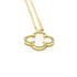 Sweet Alhambra Pendant Necklace 18K Yellow Gold and Mother of Pearl
