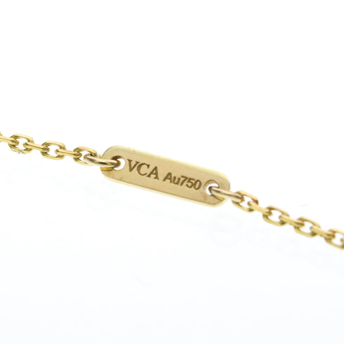 Sweet Alhambra Pendant Necklace 18K Yellow Gold and Mother of Pearl