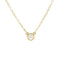 Elsa Peretti Diamonds By The Yard Pendant Necklace 18K Rose Gold and Diamond