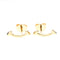 T Smile Pendant Necklace 18K Rose Gold Earrings 18K Rose Gold