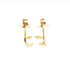 T Smile Pendant Necklace 18K Rose Gold Earrings 18K Rose Gold