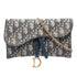 Saddle Chain Wallet Oblique Canvas