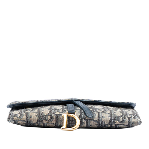 Saddle Chain Wallet Oblique Canvas