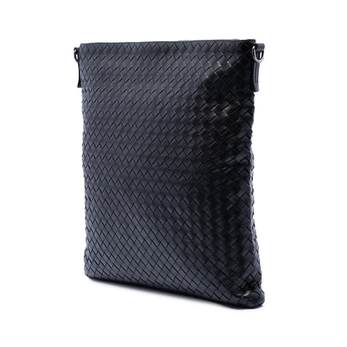 Flat Messenger Bag Intrecciato Nappa Medium