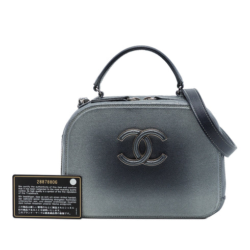 Coco Curve Vanity Case Ombre Caviar Small