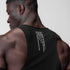 0949. Laser-Vent™ Singlet Tank - Black/White