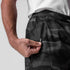 0825. Tetra-Lite® Cargo High Rib Jogger - Black Camo "Reflective"