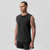 1060. Creora® Cotton Modal Cutoff Tank - Black