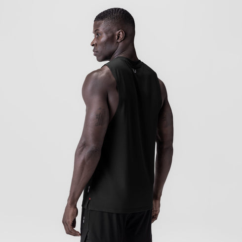 0837. 3D-Lite® 2.0 Lycra® Muscle Tank - Black "RP"